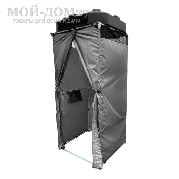 Дачный душ 110 литров с подогревом (Серый) Дачный душ 110 литров с подогревом (Серый)